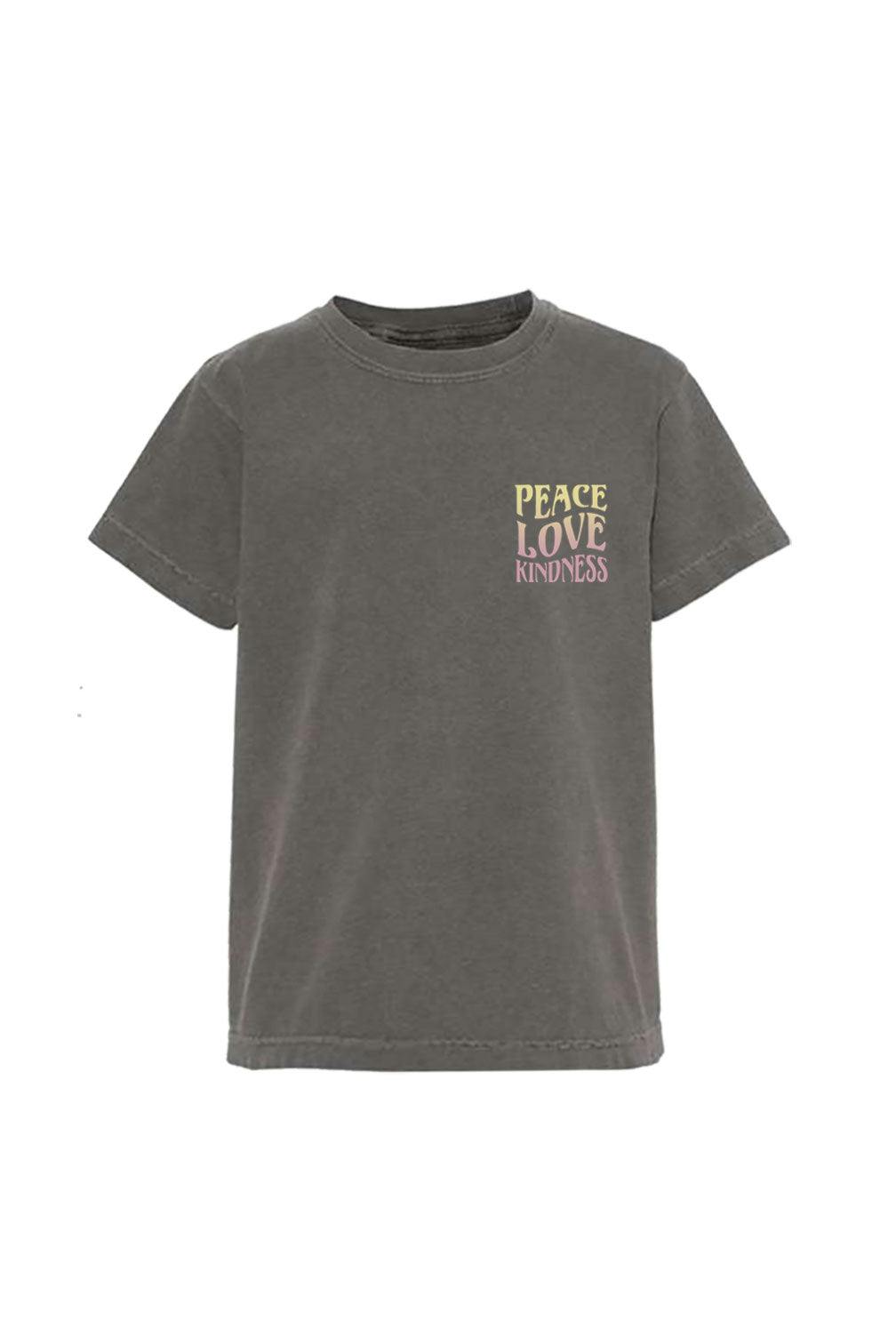 Kid's Charcoal Peace T-shirt-Unisex