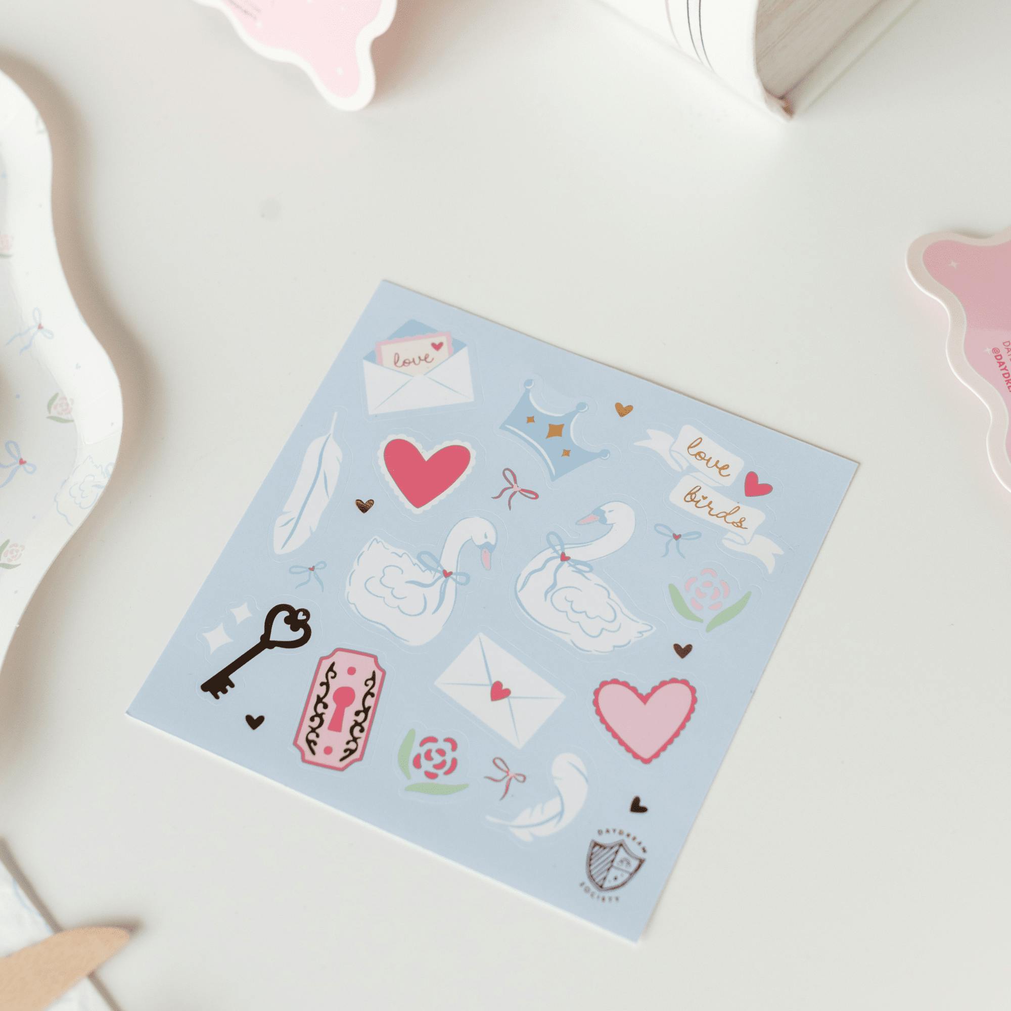 Love Birds Stickers