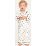 Baby's Twill Classic Romper in Teddy Tales