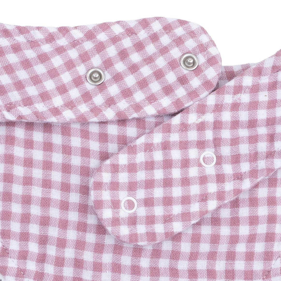 Berry Gingham - Bandana Bib