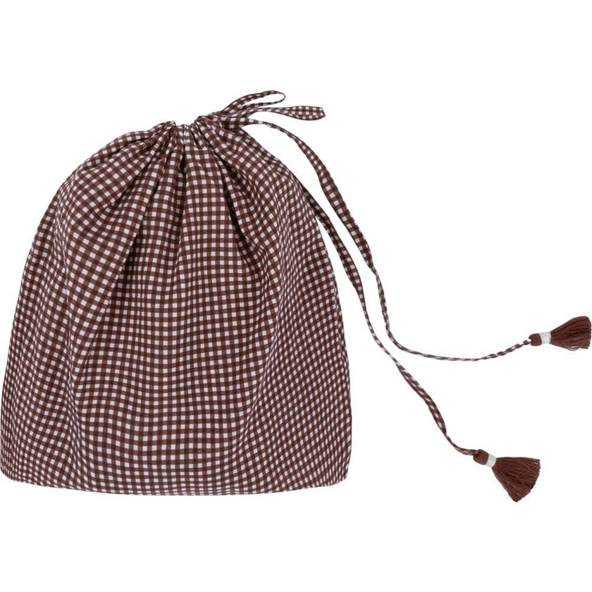 women's cocoa gingham short pareo