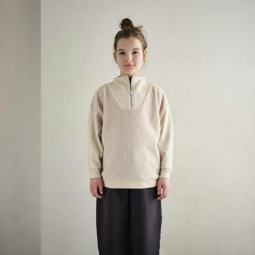 Half Zip Sherpa Pullover