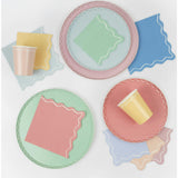 Mixed Wavy Line Side Plates