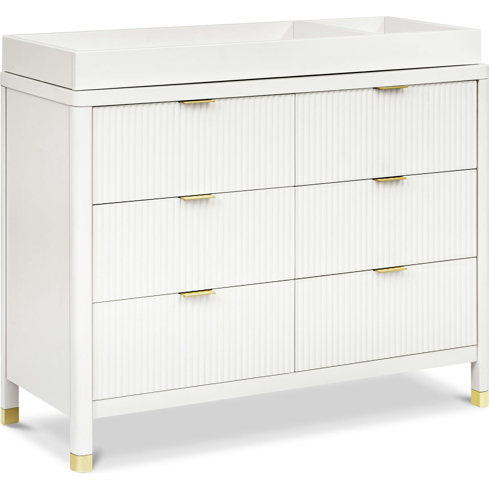 Brimsley Tambour 6-Drawer Assembled Dresser