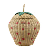 Handcrafted - Strawberry Basket - Rattan Wicker