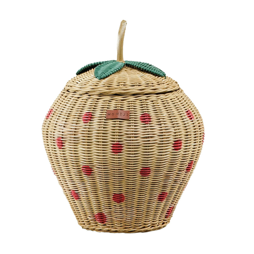 Handcrafted - Strawberry Basket - Rattan Wicker