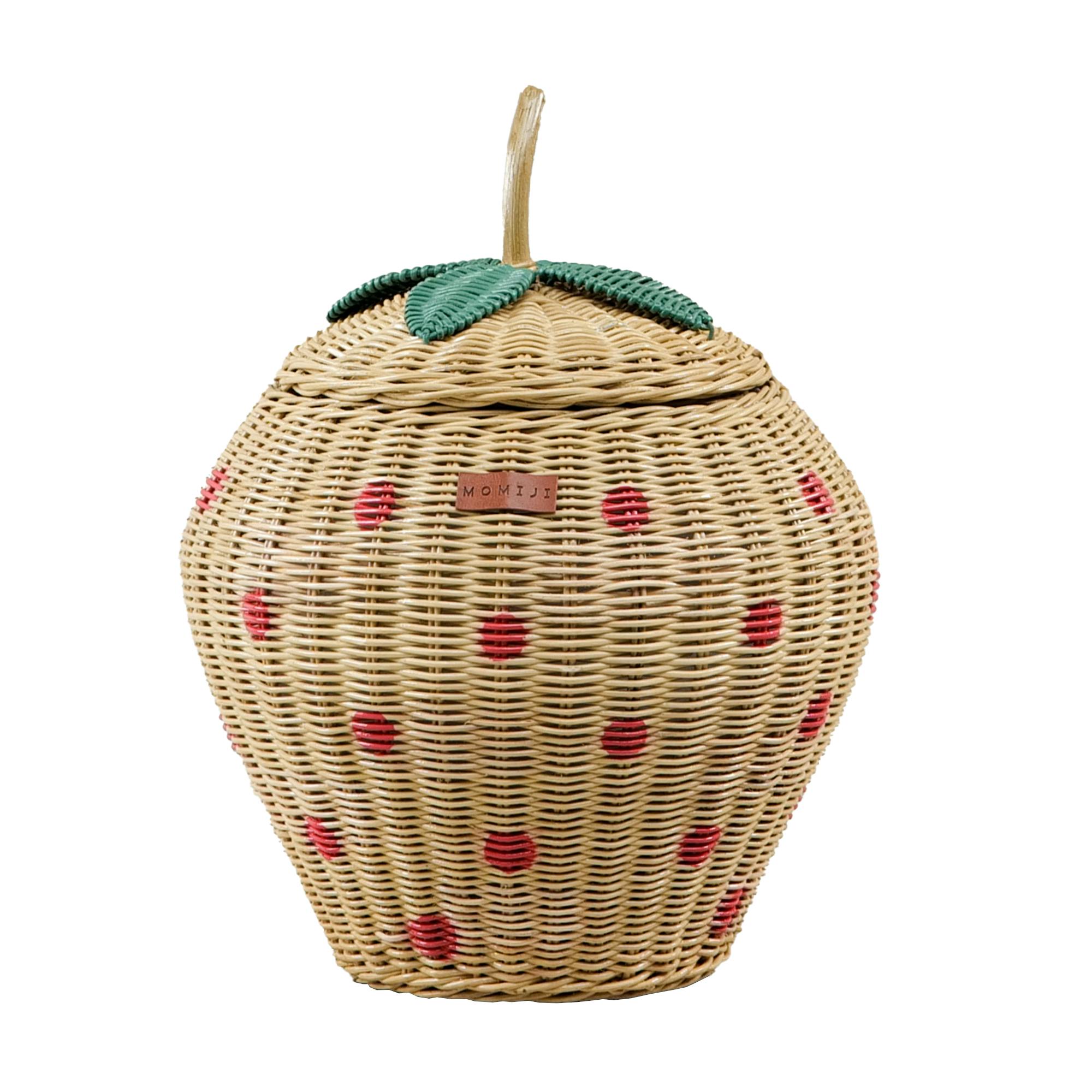 Handcrafted - Strawberry Basket - Rattan Wicker