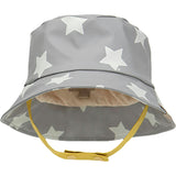 Stars Print Chin Strap Rain Bucket Hat