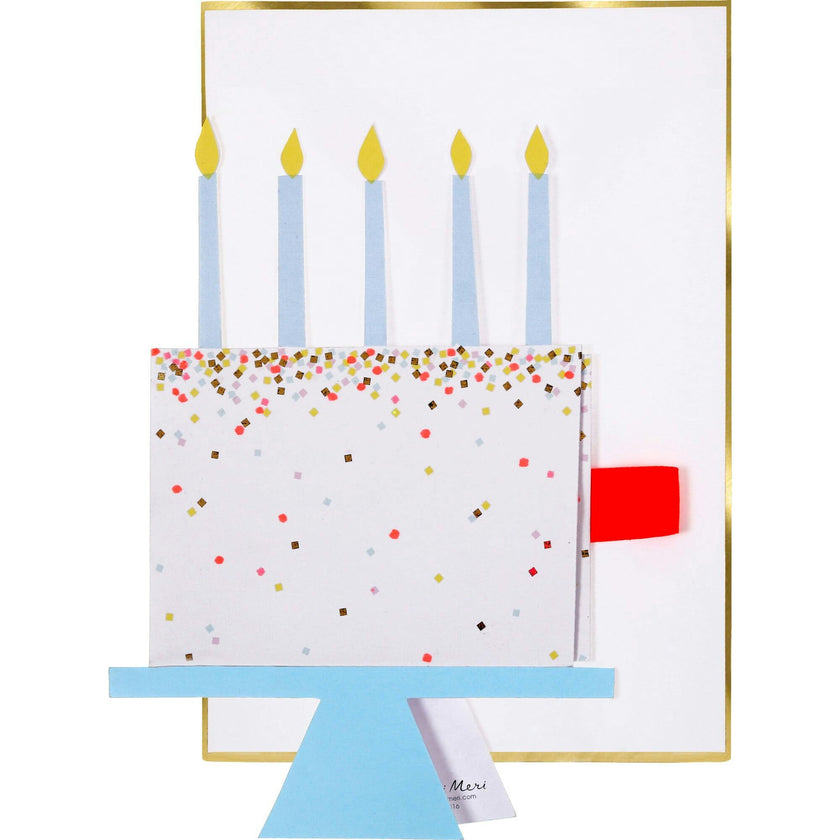 Cake Slice Stand-Up Birthday Card