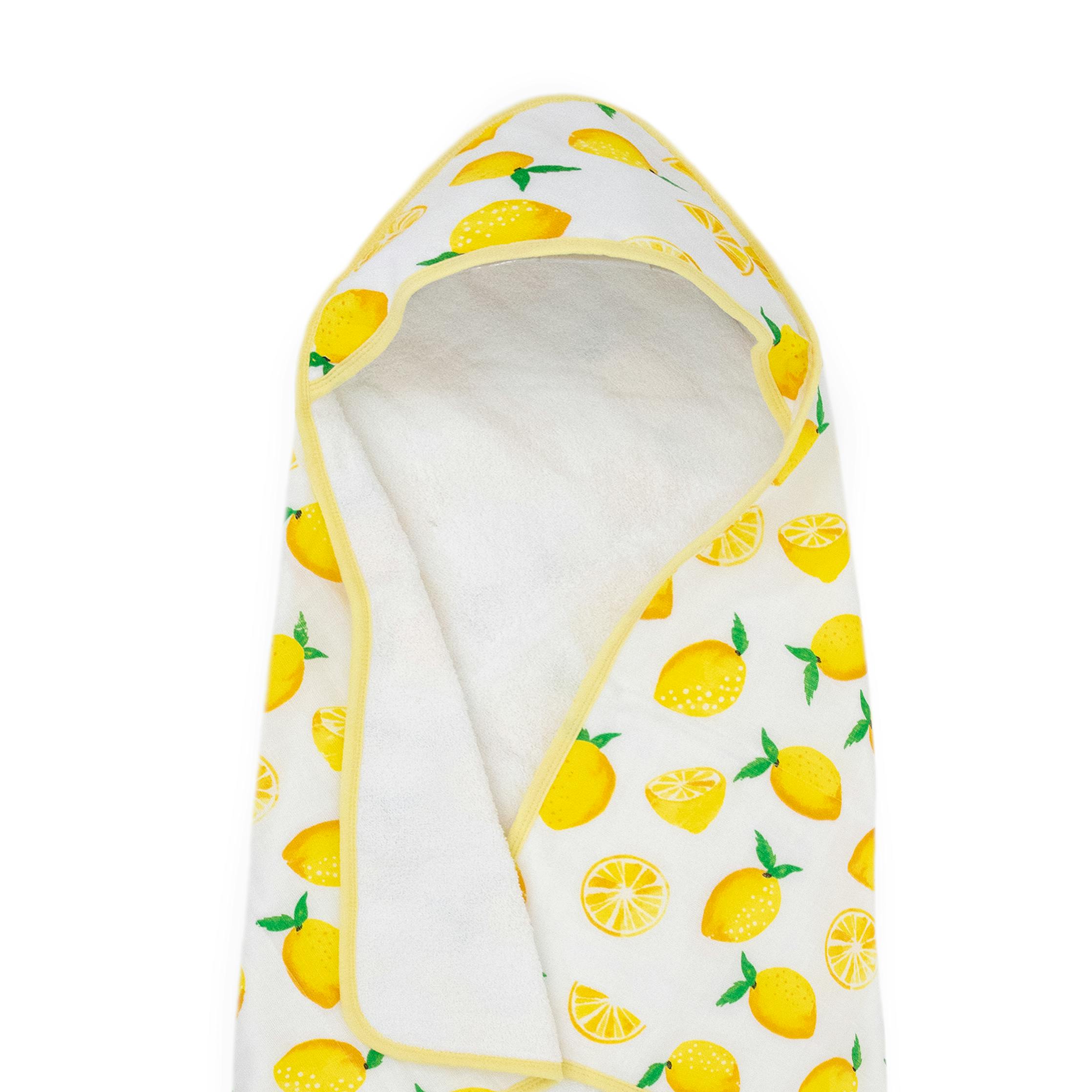 Infant Hooded Towel - Lemon