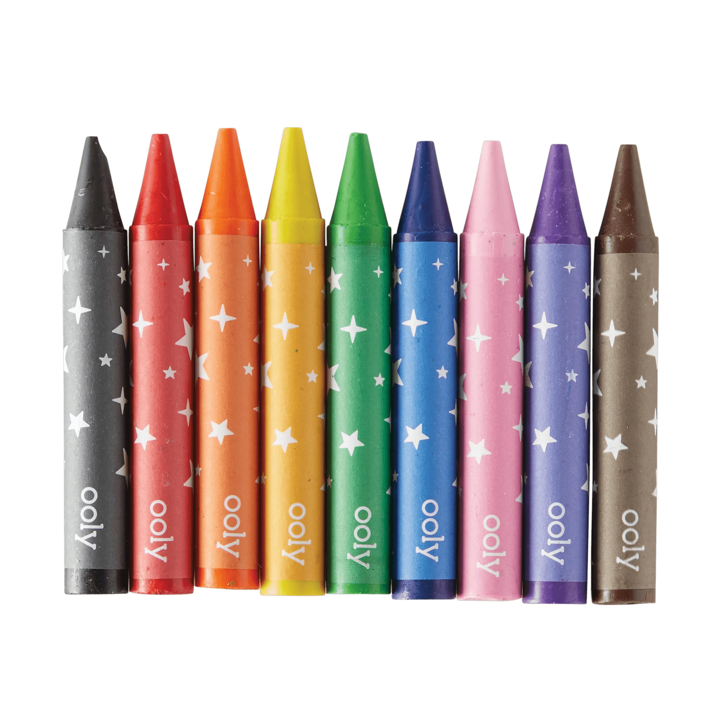 Carry-Along! Coloring Book and Crayon Set - Frosty Fun - Set of 9 Crayons