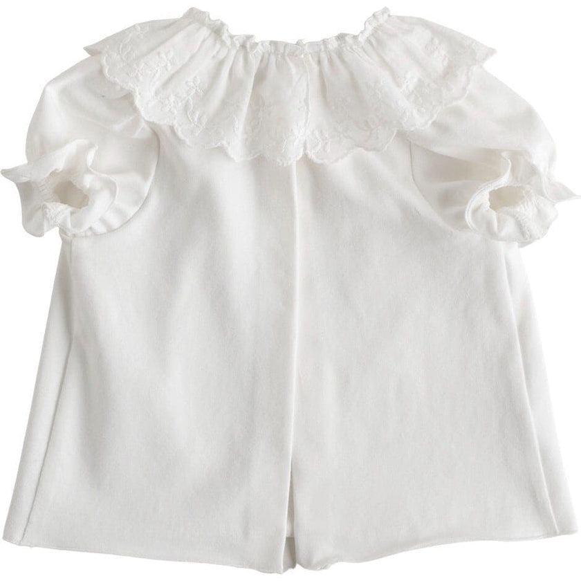 NANOS Ice Cream Ruffle Collar T-shirt