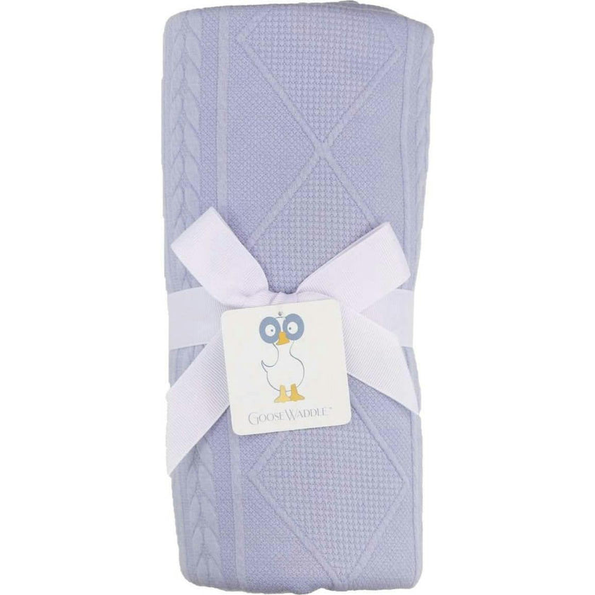 Lavender Knit Blanket