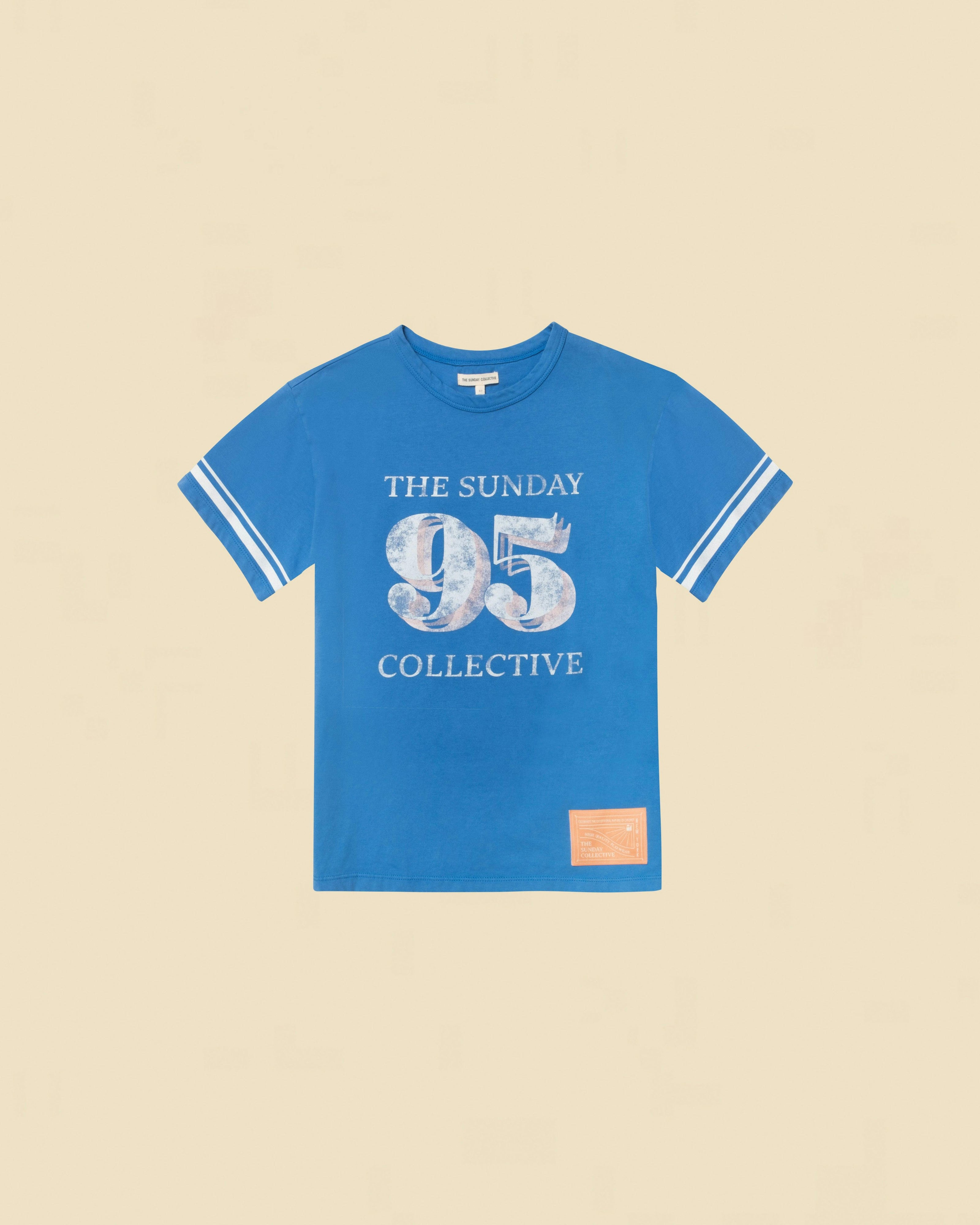 Organic Weekend Tee in Sonic Blue