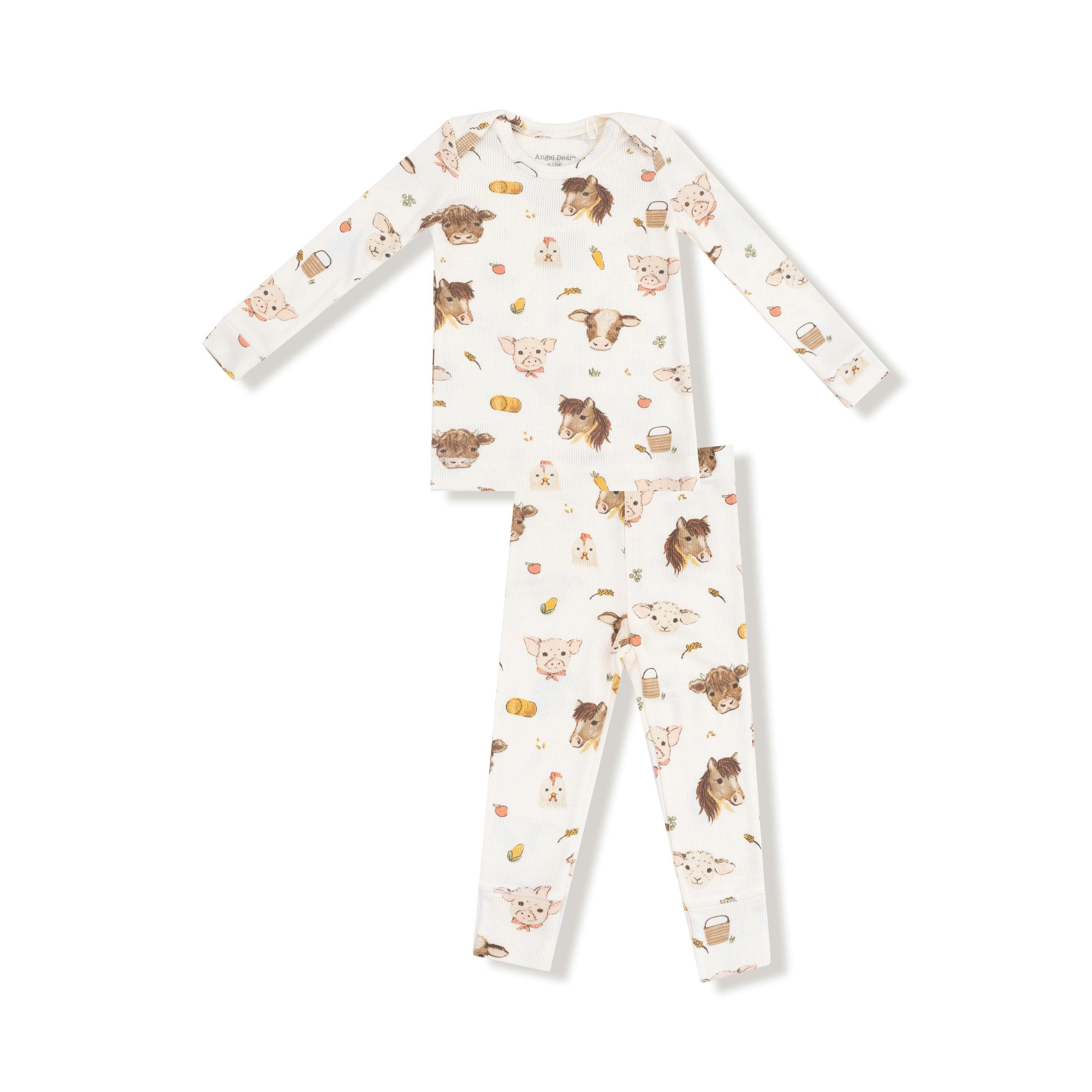 Vintage Baby Farm Animals - Loungewear Set