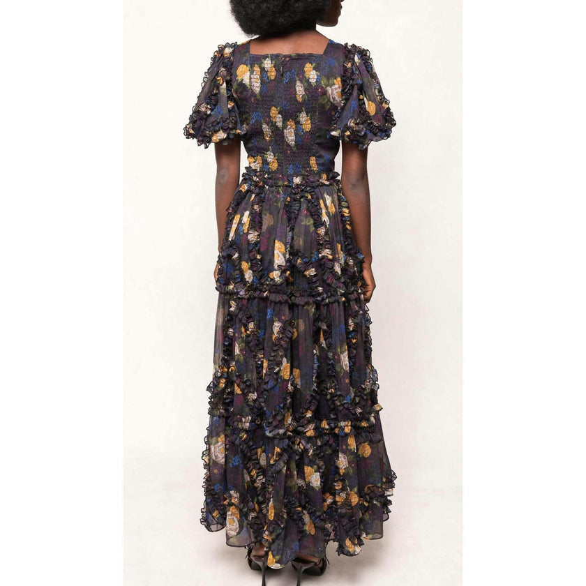 Layla Dress in Winter Floral