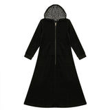 Plaid Terry Robe