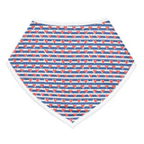 Sailor Hearts Baby Bandana Bib