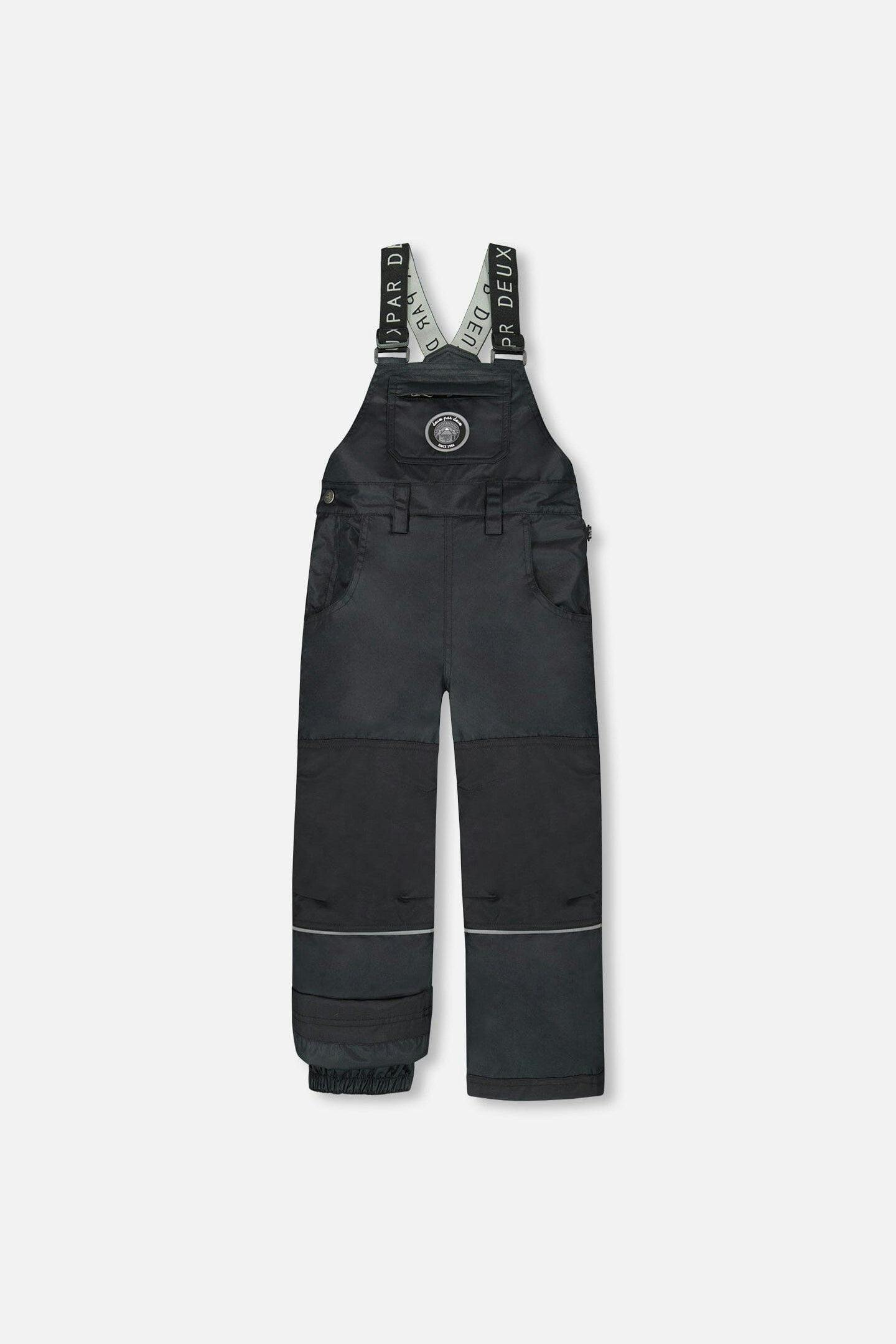 Solid Play Overall Snow Bib Black