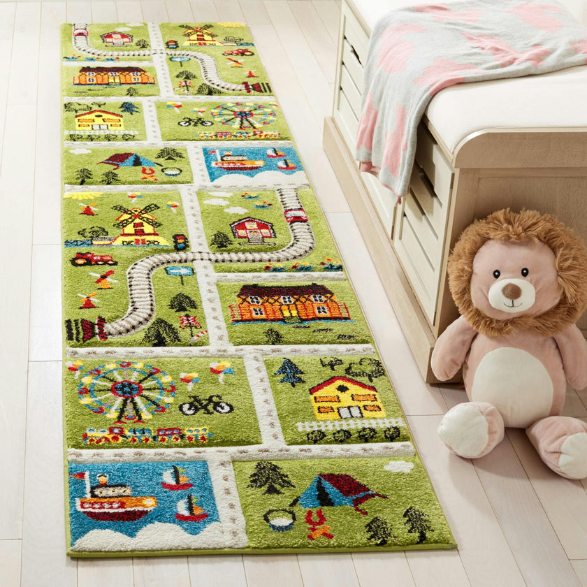 Carousel Kids Easton Rug, Green