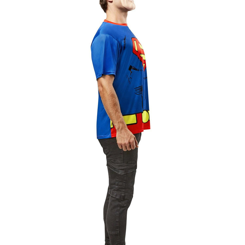 Men's DC Comics Ben Cooper Superman T-Shirt and Half Mask
