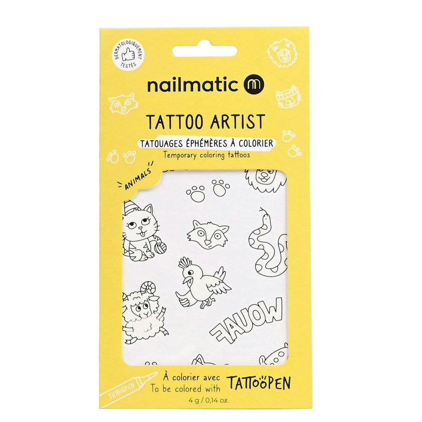 Tattoo Temporary for Kids ANIMALS