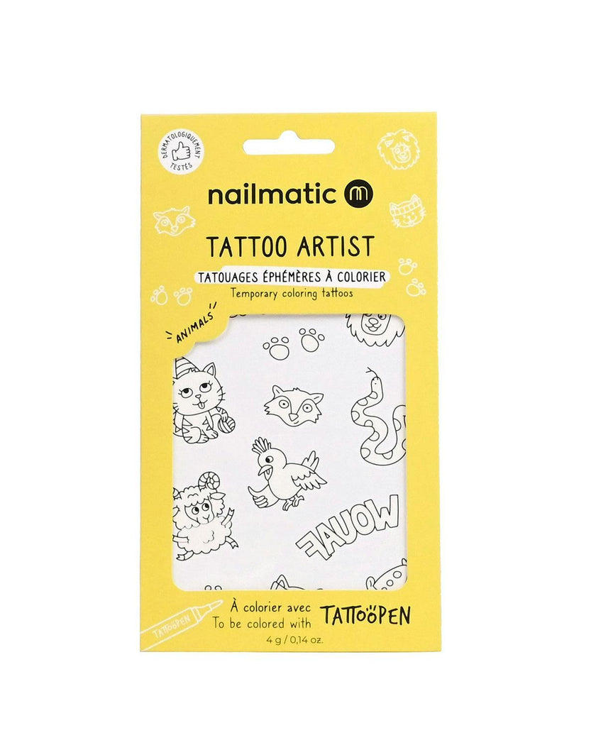 Tattoo Temporary for Kids ANIMALS