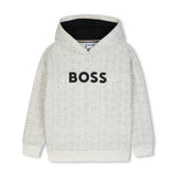 Ivory Light Textured Hoodie