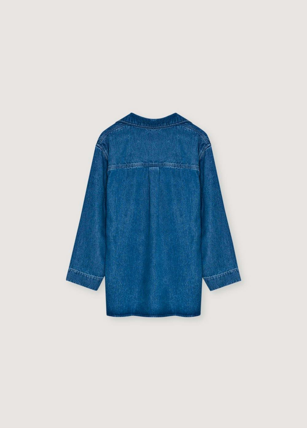 TNS Tencel Woman Shirt Mid Denim – Maisonette