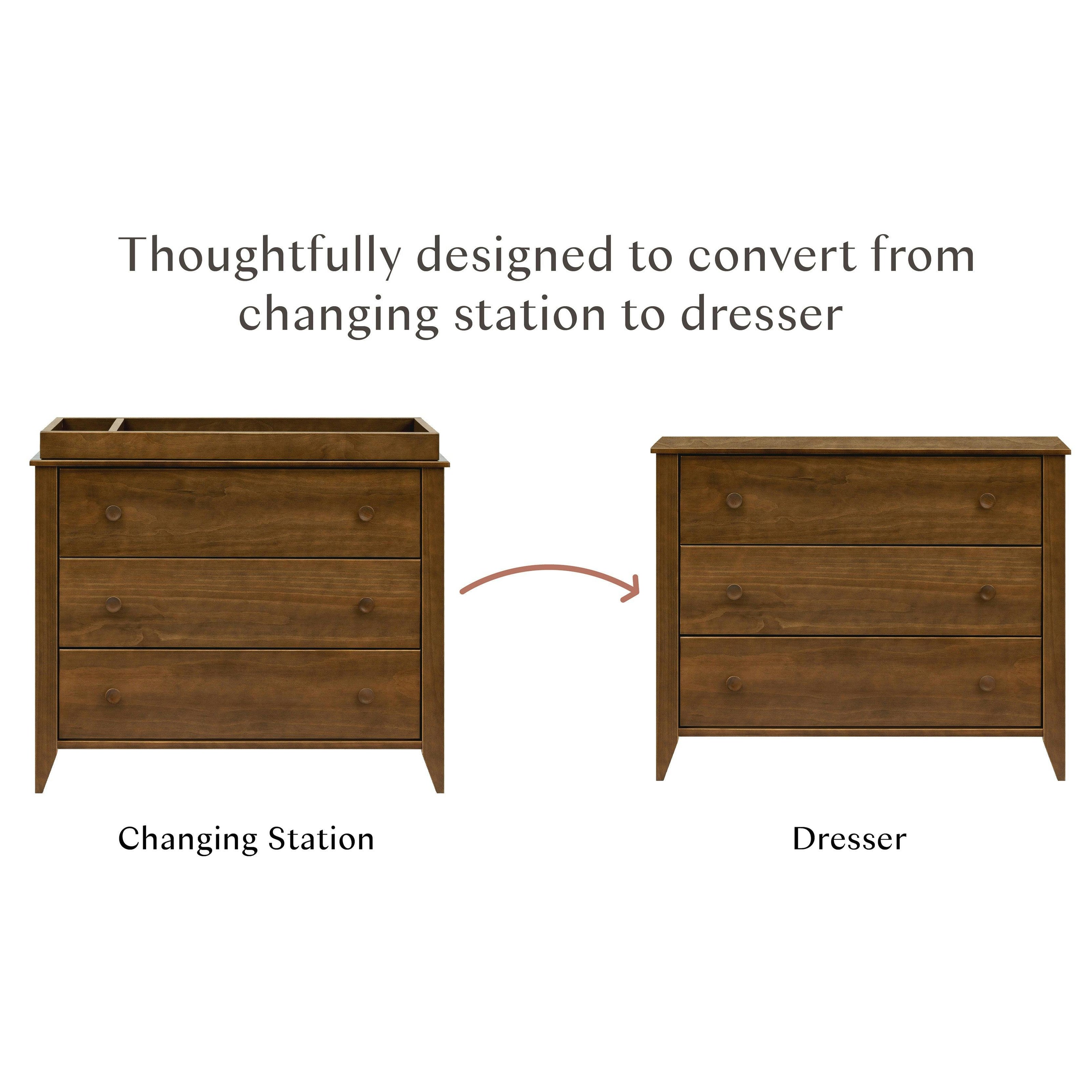Babyletto Sprout 3-Drawer Changer Dresser with Removable Changing Tray