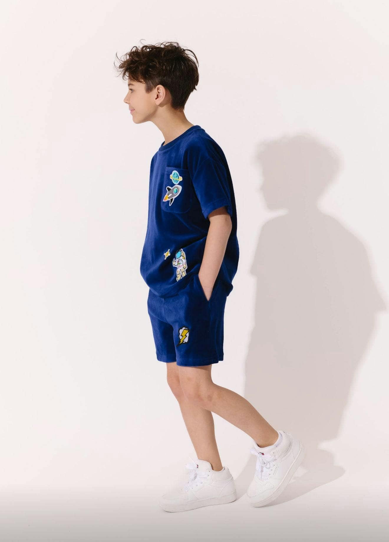Space Patches Velour Set