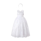 White Auresta Lace Sleeveless Dress