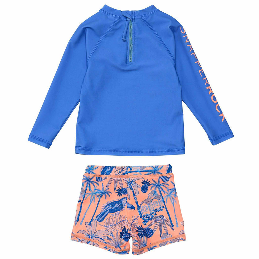 UPF50+ Sustainable Long Sleeve Rashguard & Short Set