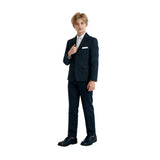 Blue Alexander Checked Pattern Blazer Suit Set