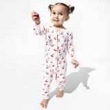 Cherry On Top Bamboo Convertible Footie