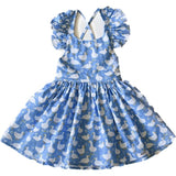 Ruffle Sleeve Dress in Ducks