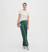 The Beverly Pant - Jadeite Floral Jacquard