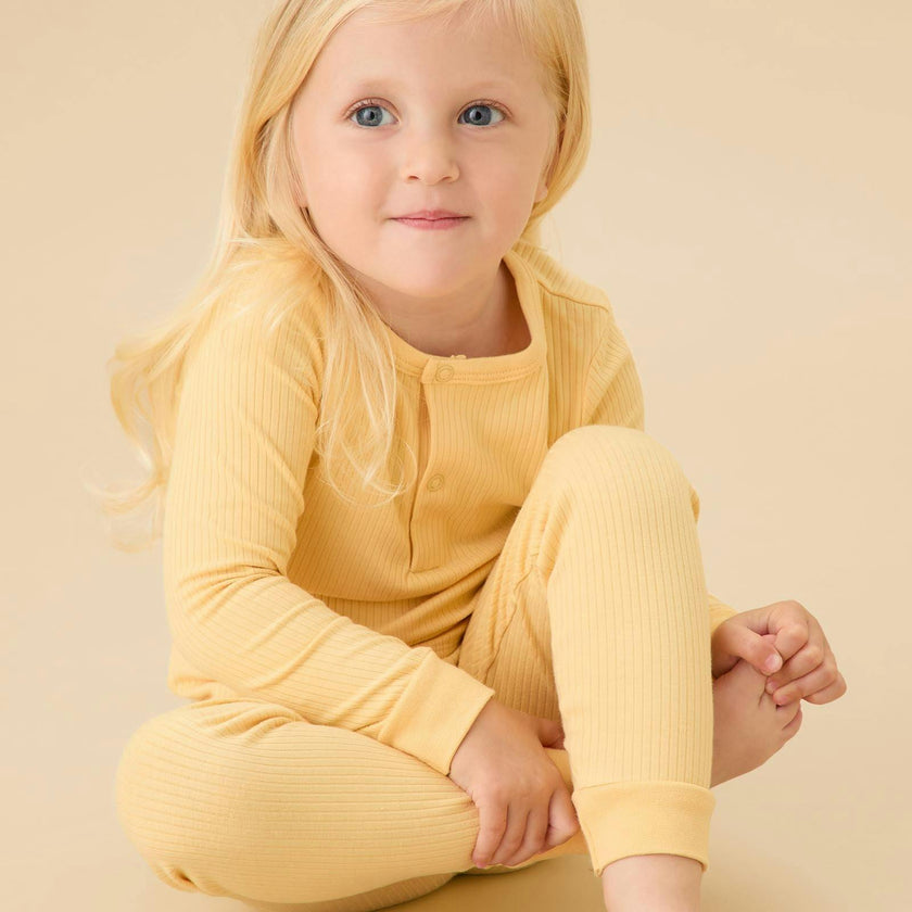 Ribbed Pajama Set