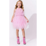 Pink Princess Feather Dress