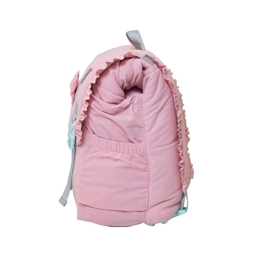 Sleep-N-Pack™ – Little Kid Size | Bows & Ruffles Cotton Candy Pink Corduroy