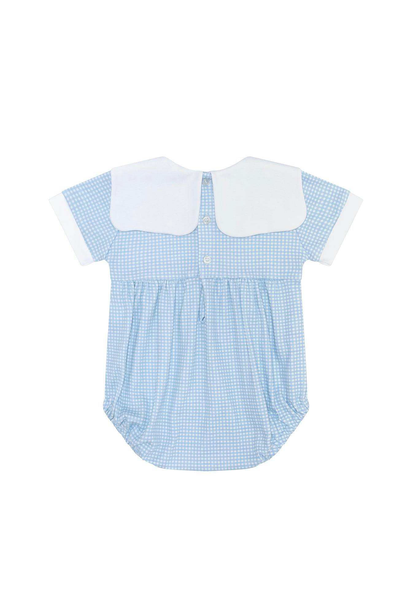 Blue Gingham Baby Bubble