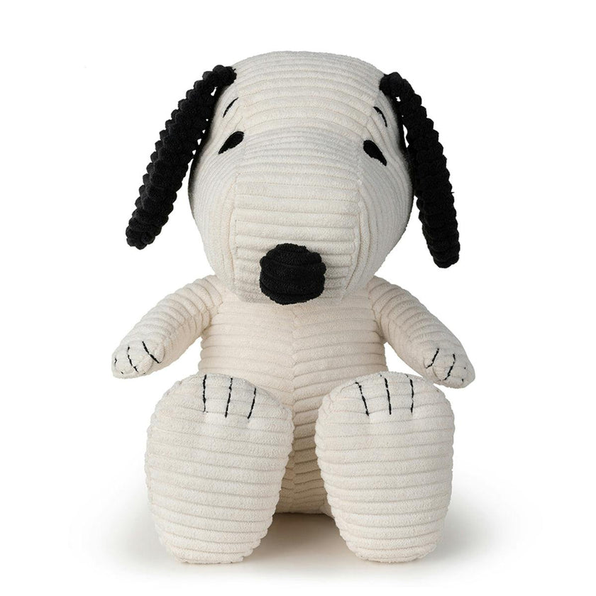 Plush Peanuts Snoopy Corduroy Cream In Giftbox 11"