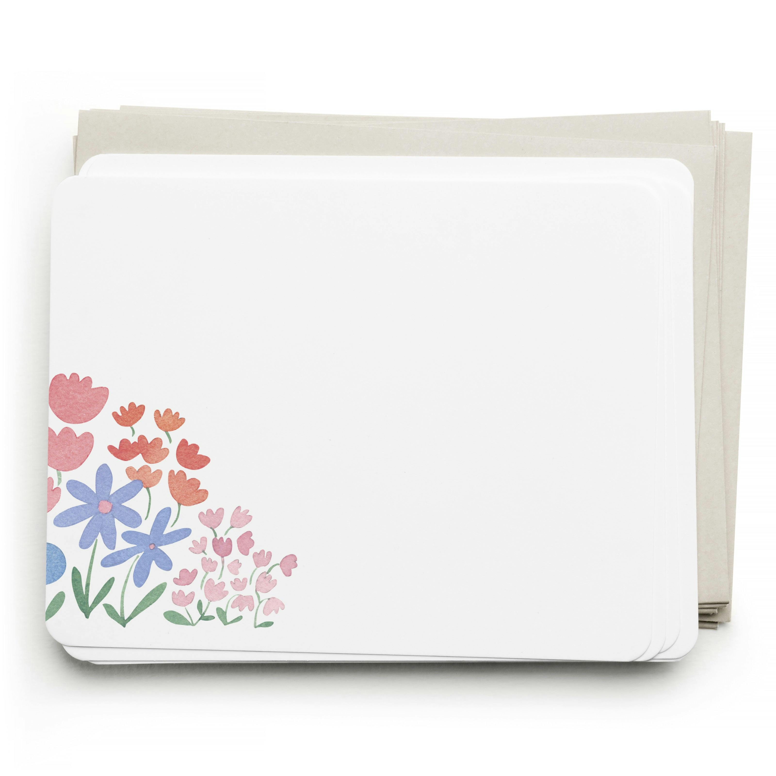 Set of 8 Flat Notecards