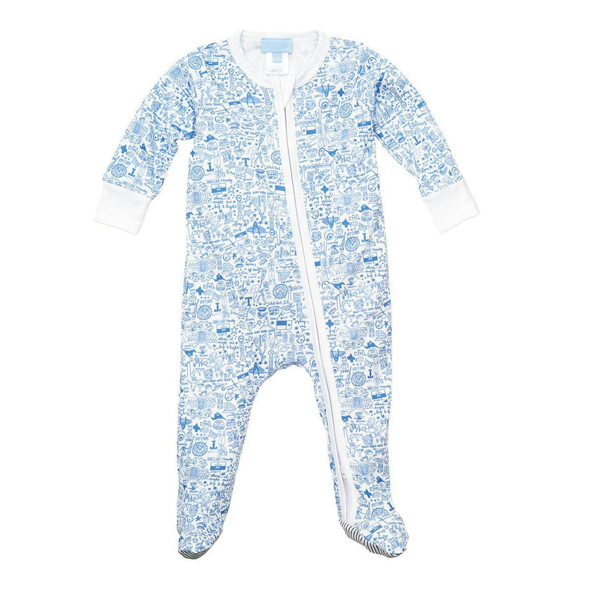 Dallas-Fort Worth Zip Baby Onesie