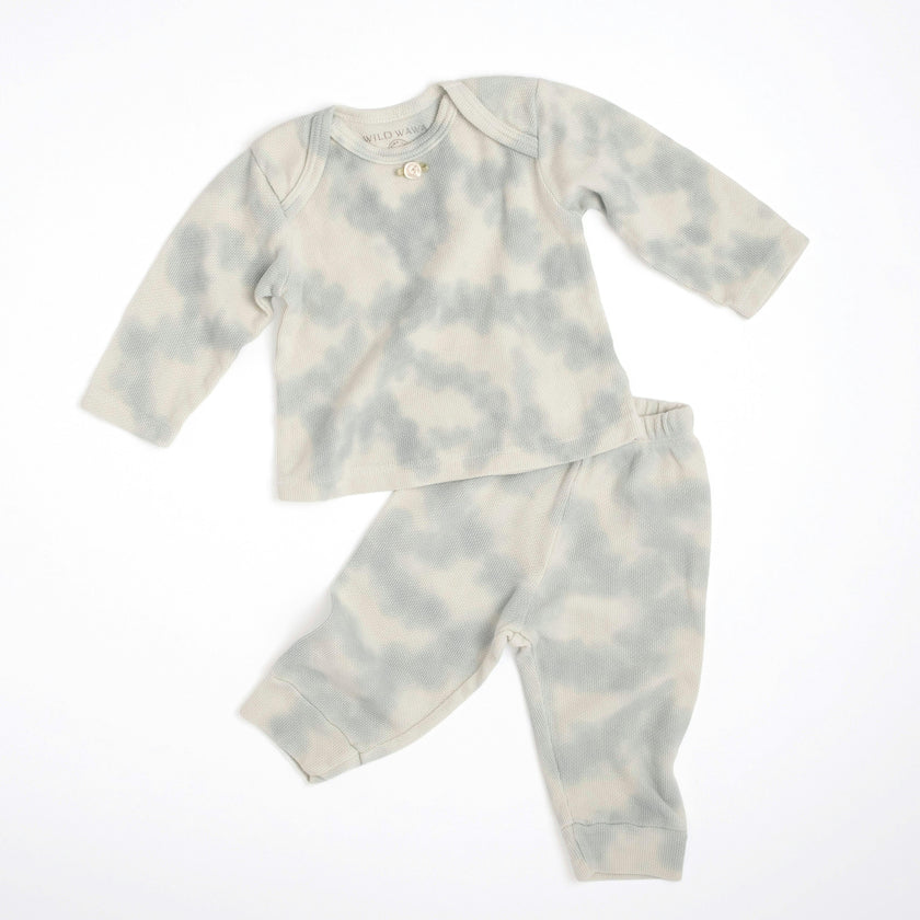 Tie-dye Set in Baby Blue