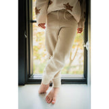 Pima Cotton Knit Jogger in Oatmeal