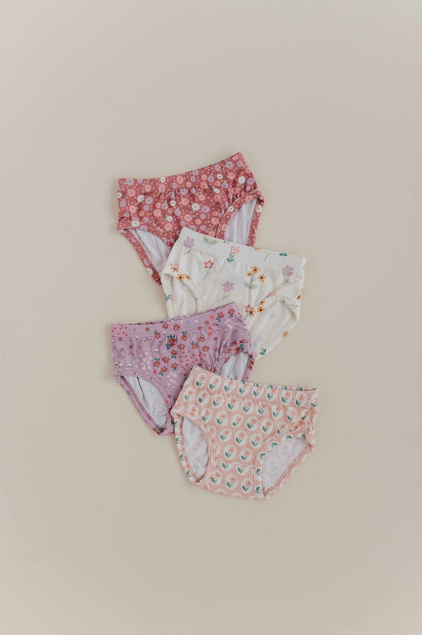 Girls Underwear in Meadow Bloom