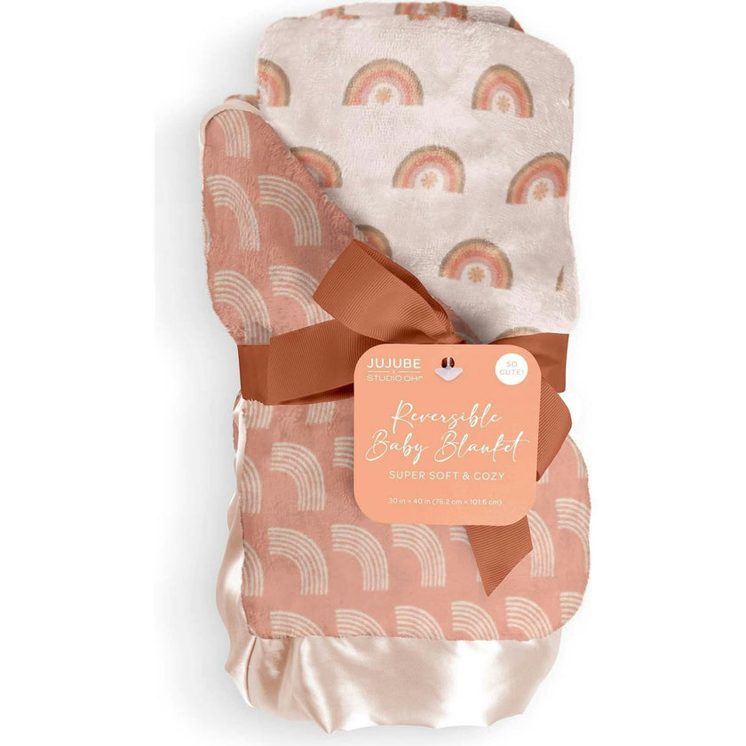 JuJuBe × Studio Oh! Printed Reversible Baby Blankets