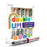 Double Up! Double-Ended Crayons - 12 Colors - Set of 6