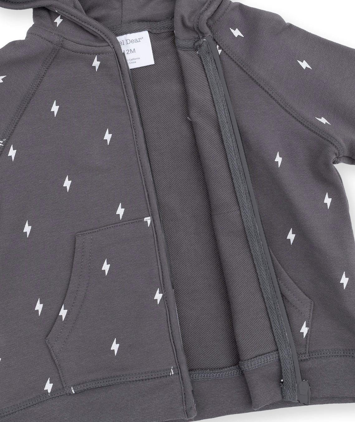Lightning Bolt - Zip Hoodie